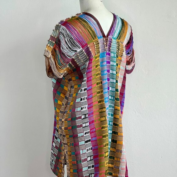 Last Chance Colorful Woven Mexican Top - Picture 3 of 8